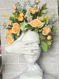 Elegante floral face display