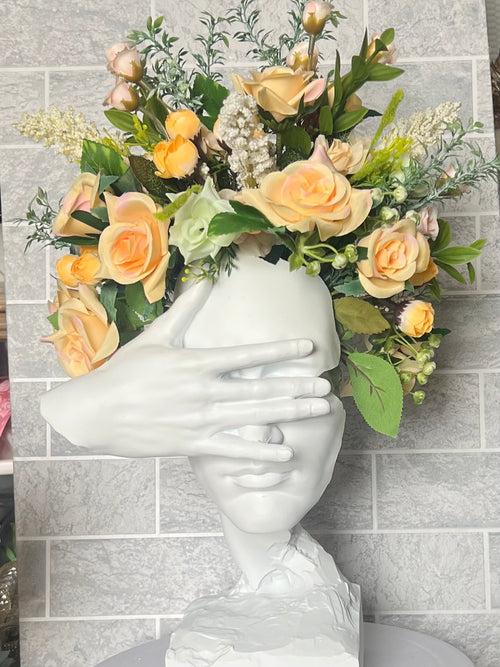 Elegante floral face display