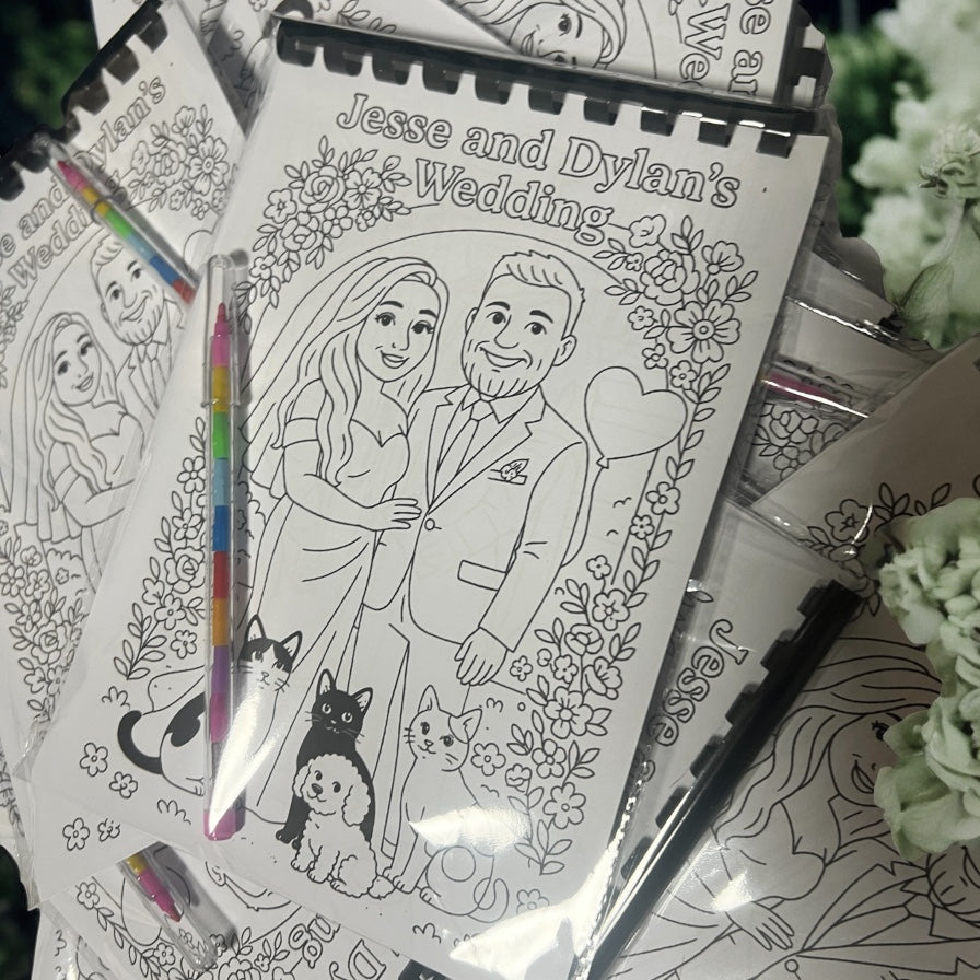 Custom Colouring Books made from your photos!