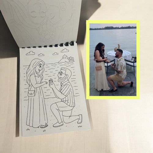 Custom Colouring Books made from your photos!