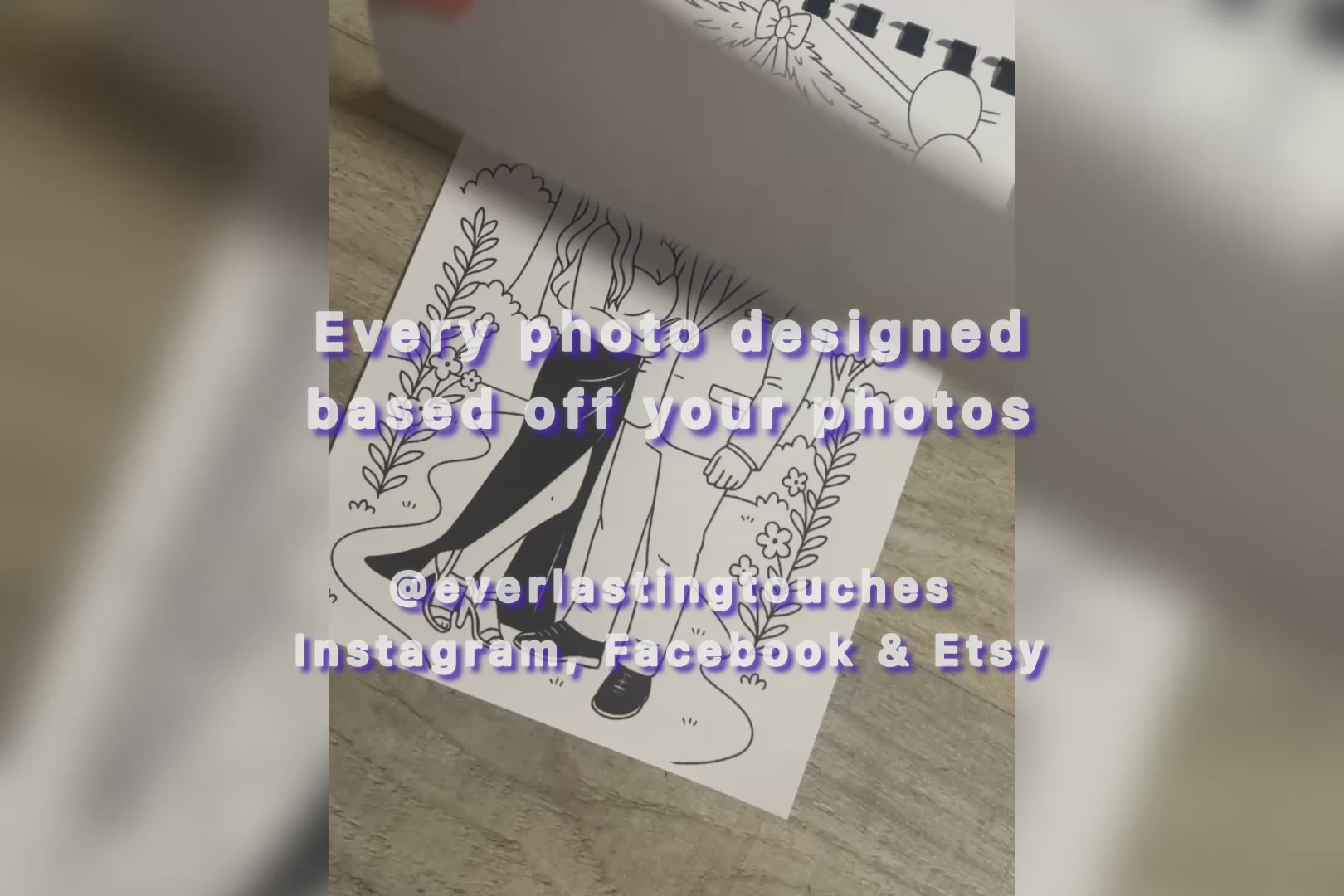 Custom Colouring Books made from your photos!